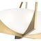 Z-Lite Devon Semi Flush Mount, 4-Light, 18 In.W x 16 In.H, Modern Gold/Sand Blast 1947SFS-MGLD - alternate 4